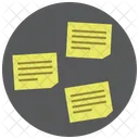 Publicar Postit Pegajoso Icono