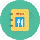 Menu Card Book Icon