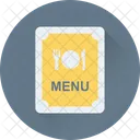 Menu Card Food Icon