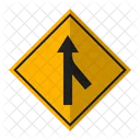 Merging Road Merging Road Icon