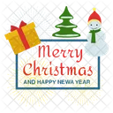 Merry Christmas Happy Christmas Christmas Logo Icon