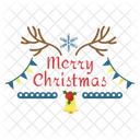 Merry Christmas Happy Christmas Christmas Logo Icon