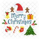 Merry Christmas Happy Christmas Christmas Logo Icon