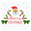 Merry Christmas Happy Christmas Christmas Logo Icon