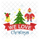 Merry Christmas Happy Christmas Christmas Logo Icon