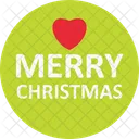 Merry Christmas Christmas Tag Balloon Icon