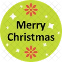 Merry Christmas Christmas Tag Balloon Icon