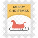 Merry Post Card Icon