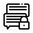 Mesage Encryption Conversation Icon