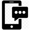 Chatbot Communication Mobile Envoi De SMS Icône