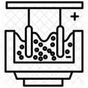 Metal Plating Ionizing Testing Symbol