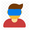 Man People Vr Glasses Icon