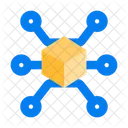 Metaverse Server 3 D Cube Network Icon