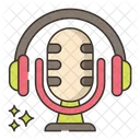 90 Podcasting Illustration Icon