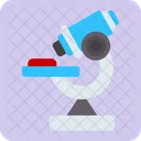 Microscope Science Laboratory Icon