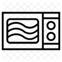 Microwave Electromagnetic Wavelength Icon