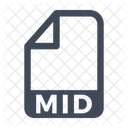 Mid File Format Icon