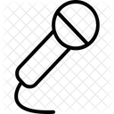 멀티미디어 회선 노래 마이크 아이콘