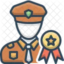 Militar Medalha Oficial Ícone