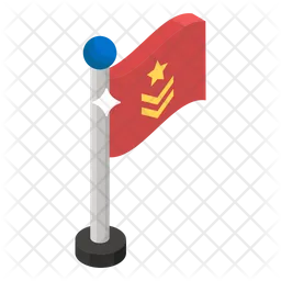 Military Flag  Icon