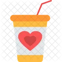 Milkshake Drink Love Drink Icon