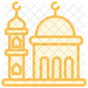 Minaret Duotone Line Icon 아이콘