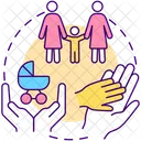 Same Sex Parenting Benefit Icon