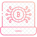 Mineracao De Bitcoin Criptomoeda Bitcoin Ícone