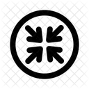 Minimize Arrow Resize Icon