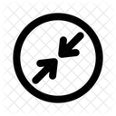 Minimize Arrow Resize Icon
