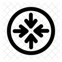 Minimize Arrow Resize Icon