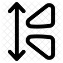 Mirror Vertically Vertical Flip Icon