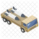 Missile Tank Ammunition Tanker Bullet Truck Icon