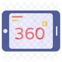 Mobile 360 Degree  Icon