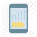 Mobile Graph Fishing Icon