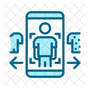 Mobile App Virtual Reality Futuristic Icon