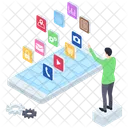 Mobile App App Development Mobile Setting Icon