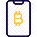 Mobile Bitcoin Icon