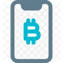 Mobile Bitcoin Icon