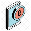 Mobile Bitcoin Smartphone Bitcoin Phone Bitcoin Icon