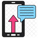 Mobile Chat  Icon