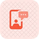 Mobile Chatting  Icon