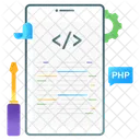 Code Optimization Mobile Coding Html Coding Icon