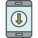 Mobile Downloading  Icon