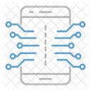 모바일 전자 기술 아이콘