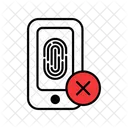 Fingerprint Login Denied Icon