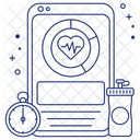 Mobile Fitness App  Icon