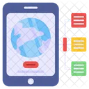 Mobile Global Network  Icon