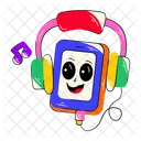 Mobile Headphones Headphone Music Music Listening Icon