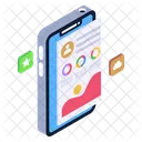 Mobile Analytics Mobile Graph Mobile Chart Icon